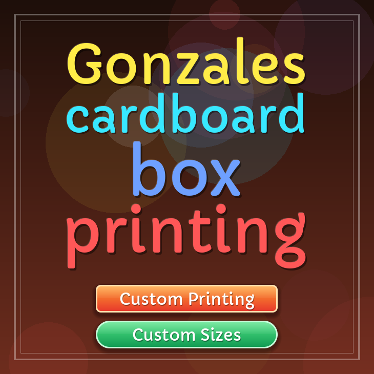 Gonzales cardboard box printing