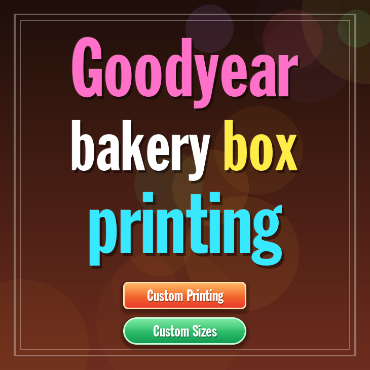 Goodyear bakery box printing