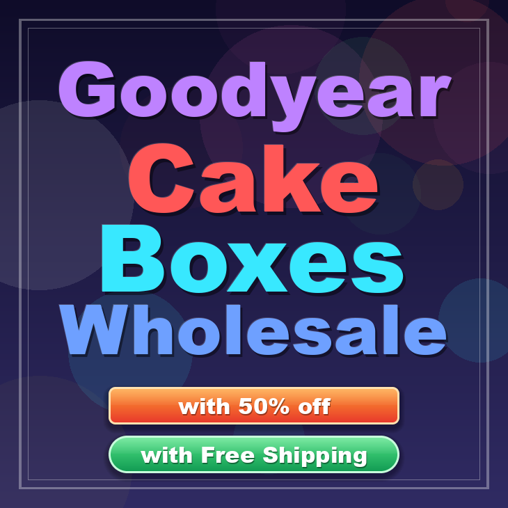 Goodyear cake boxes
