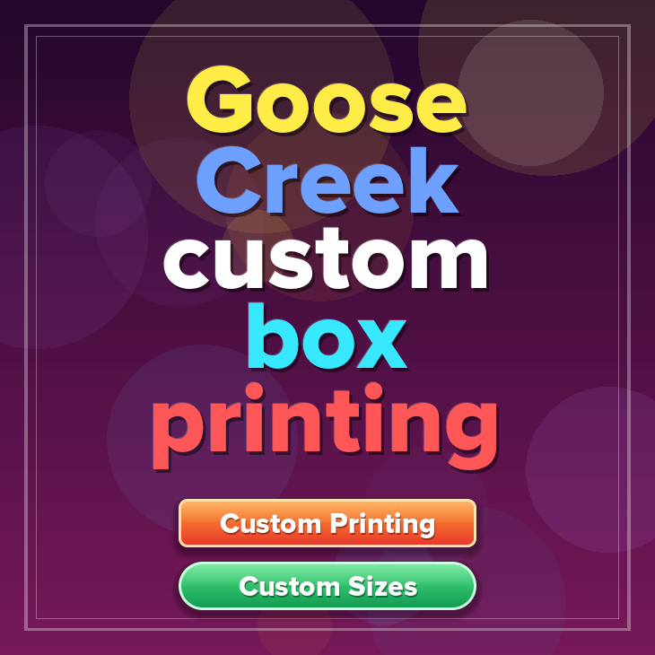 Goose Creek custom box printing