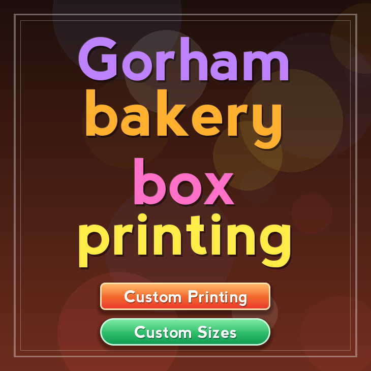 Gorham bakery box printing