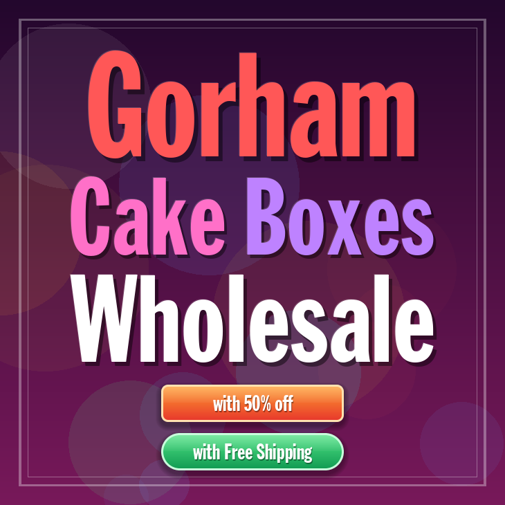 Gorham cake boxes