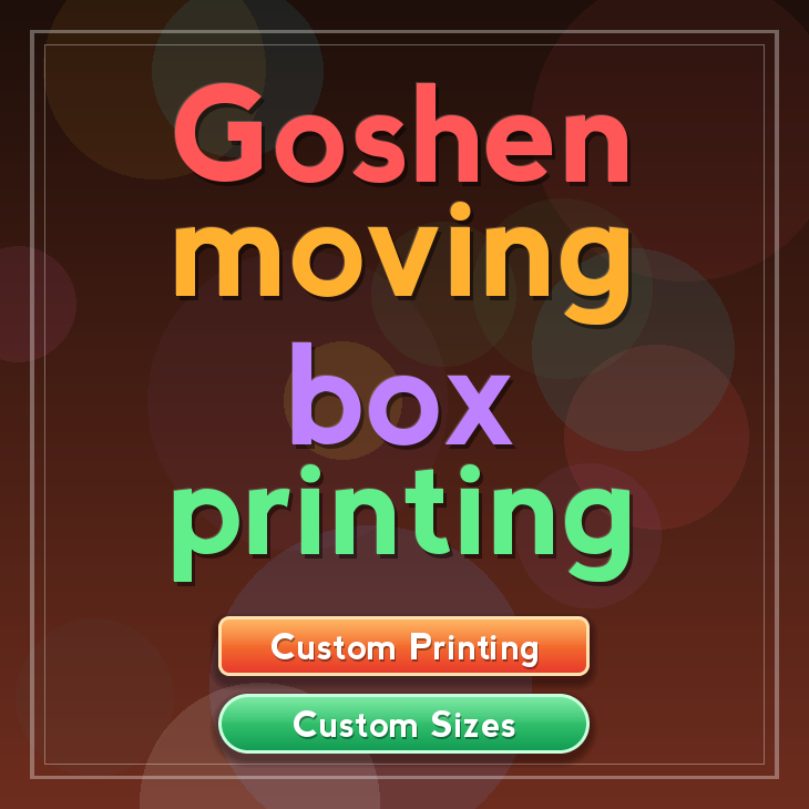 Goshen moving box printing