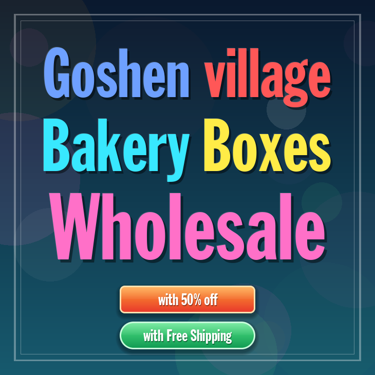 Goshen Village bakery boxes