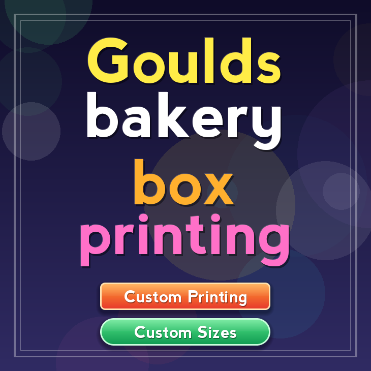 Goulds bakery box printing