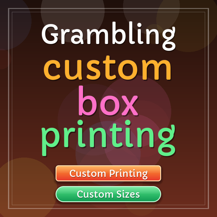 Grambling custom box printing