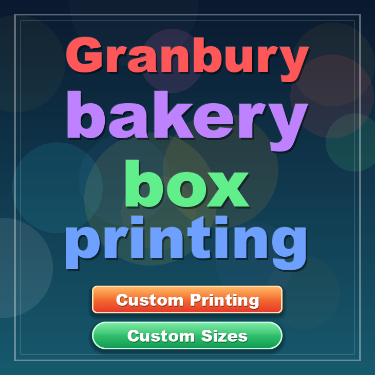 Granbury bakery box printing