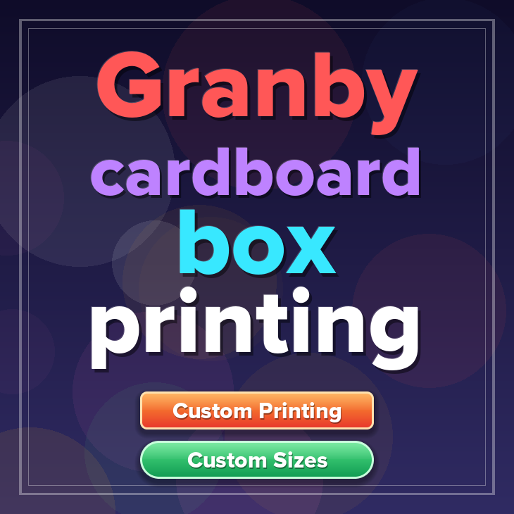 Granby cardboard box printing