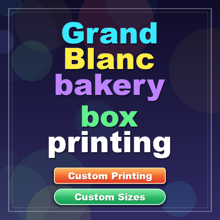 Grand Blanc bakery box printing