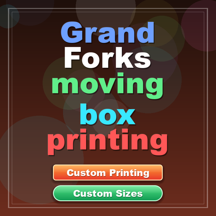 Grand Forks moving box printing
