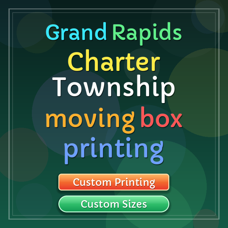 Grand Rapids Charter Township moving box printing
