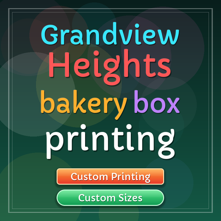 Grandview Heights bakery box printing
