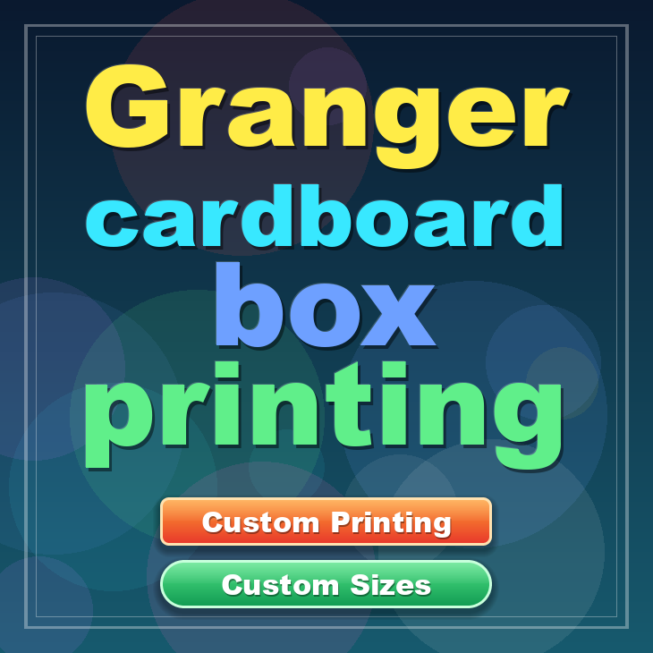 Granger cardboard box printing