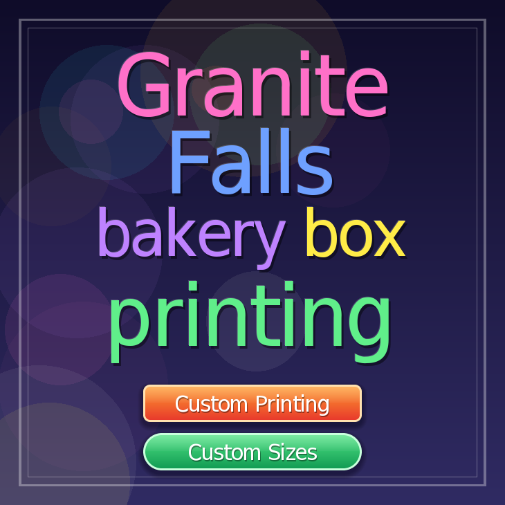 Granite Falls bakery box printing