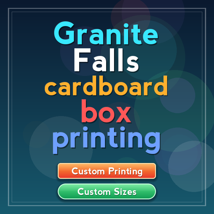 Granite Falls cardboard box printing
