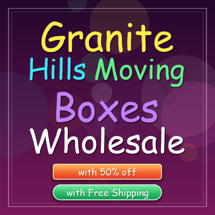 Granite Hills moving boxes