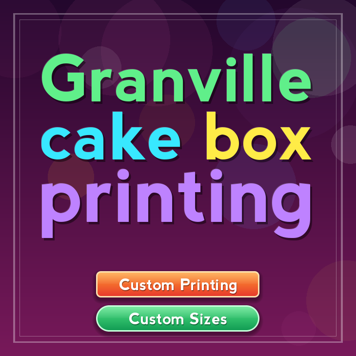 Granville cake box printing
