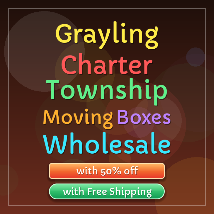 Grayling Charter Township moving boxes