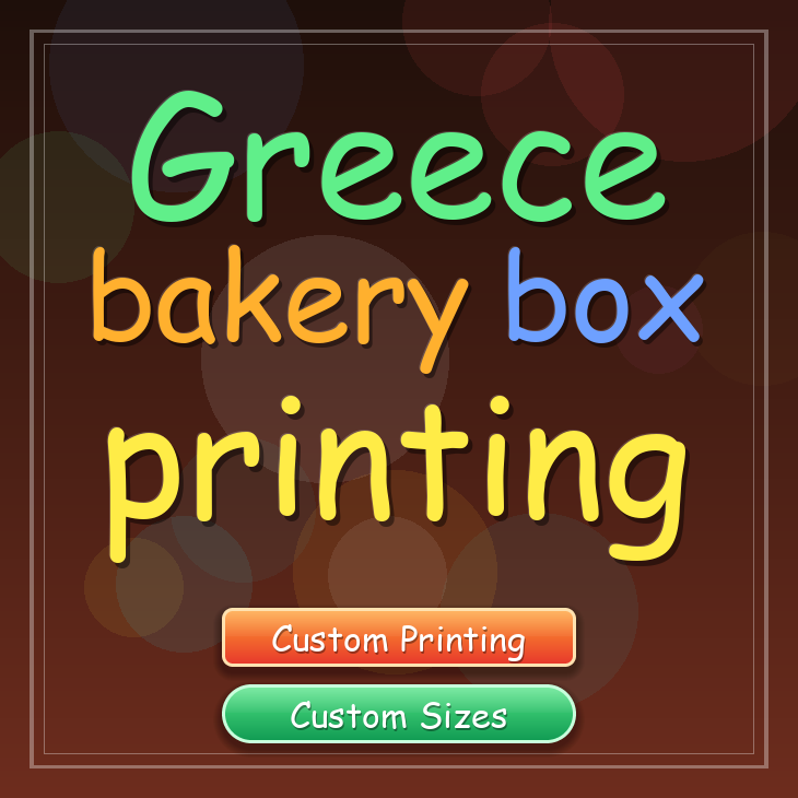 Greece bakery box printing