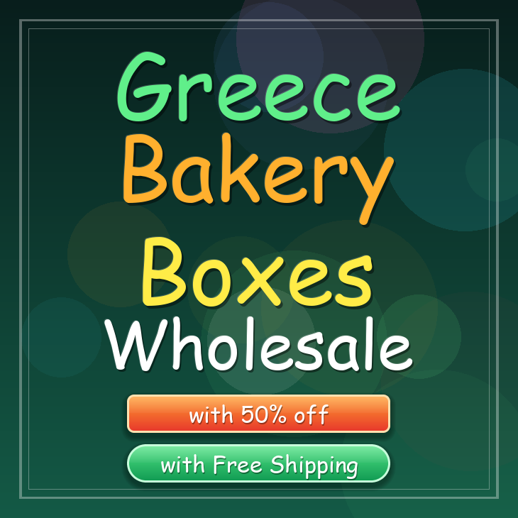 Greece bakery boxes