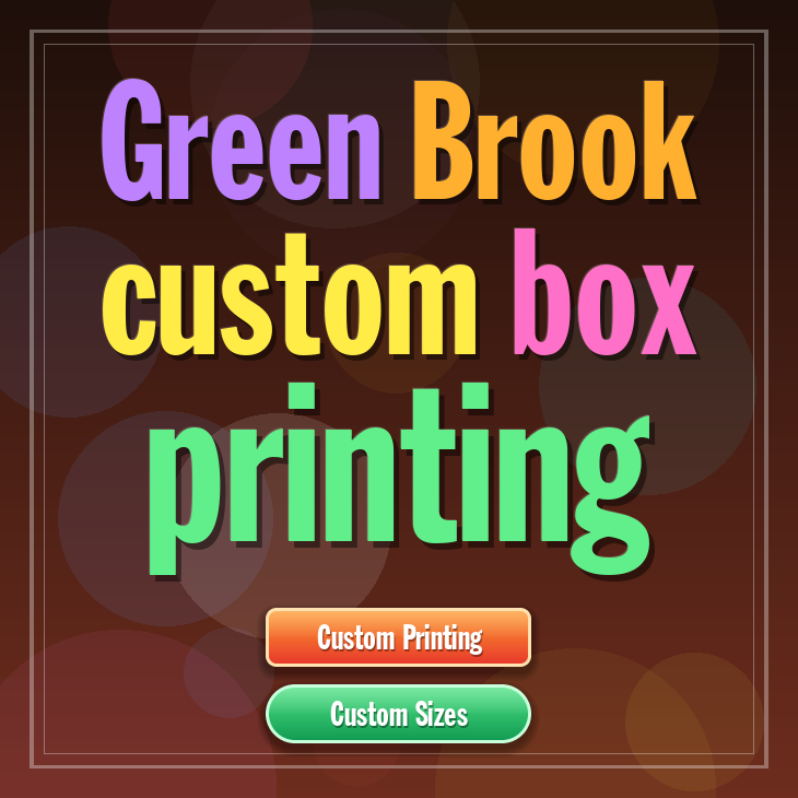 Green Brook custom box printing