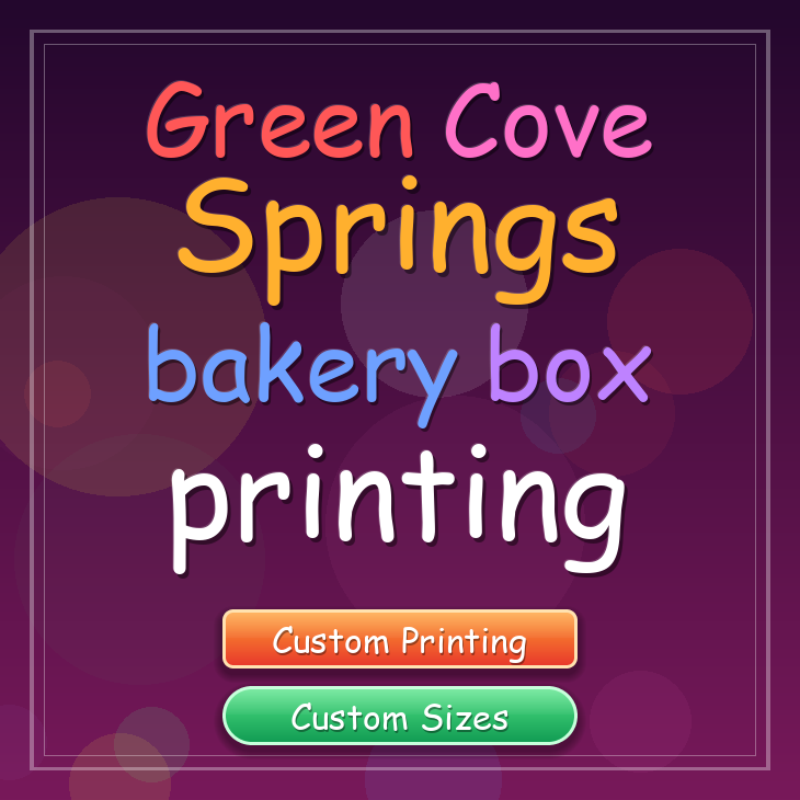 Green Cove Springs bakery box printing