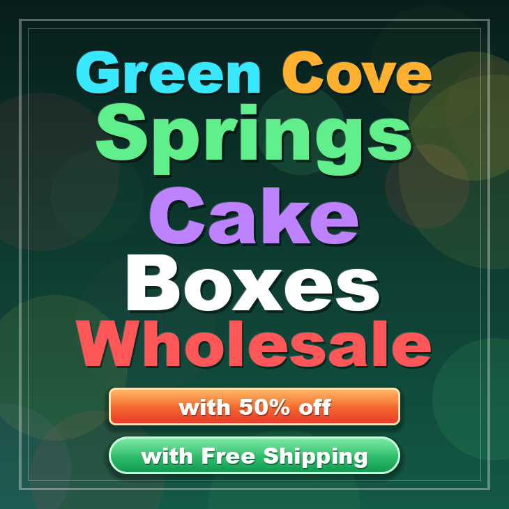 Green Cove Springs cake boxes