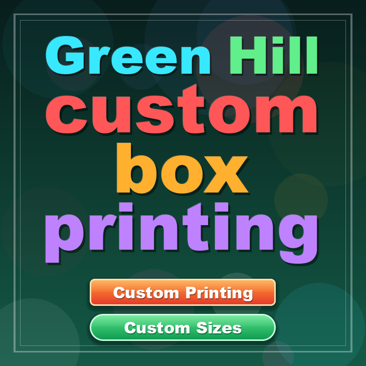 Green Hill custom box printing