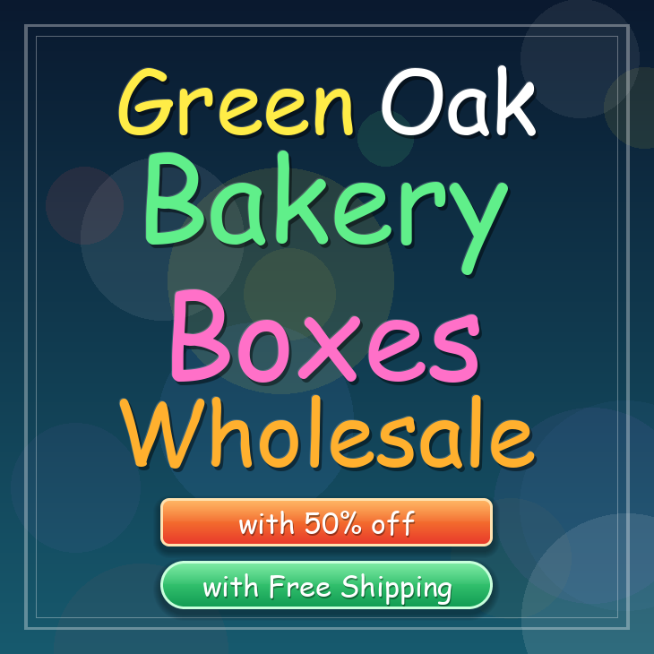 Green Oak bakery boxes