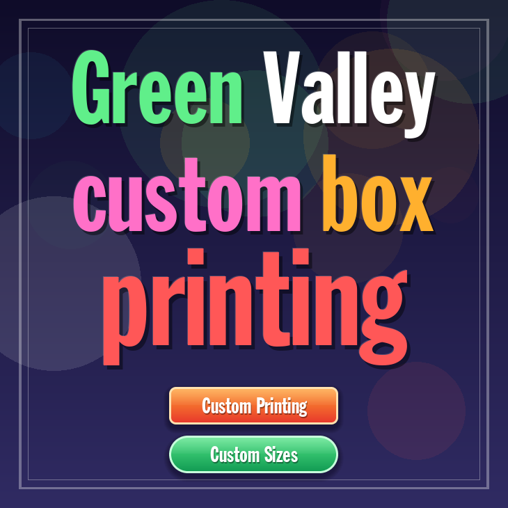 Green Valley custom box printing