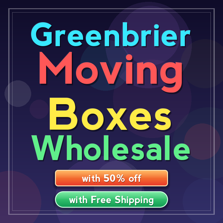 Greenbrier moving boxes