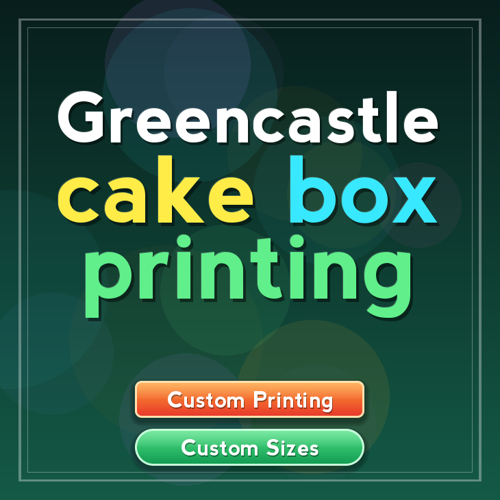 Greencastle cake box printing