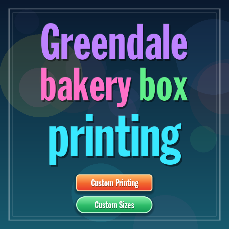 Greendale bakery box printing