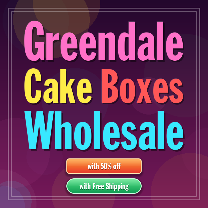 Greendale cake boxes