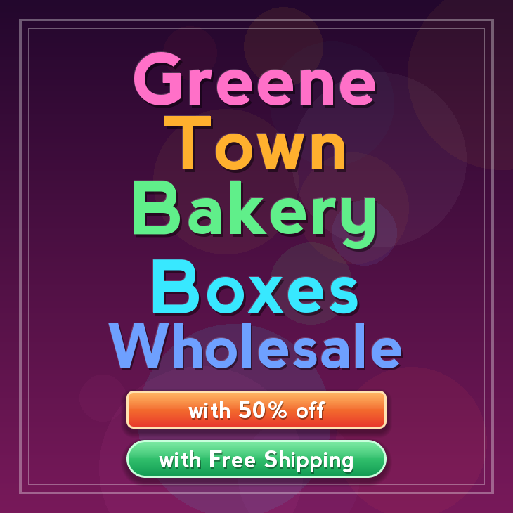 Greene Town bakery boxes