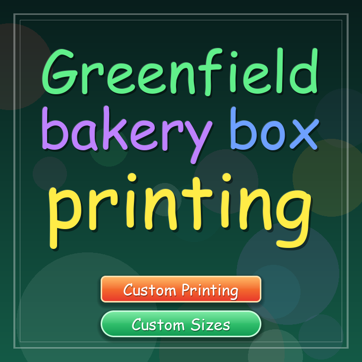 Greenfield bakery box printing