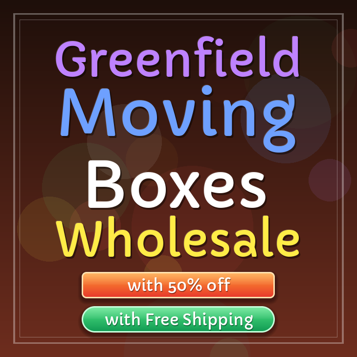 Greenfield moving boxes