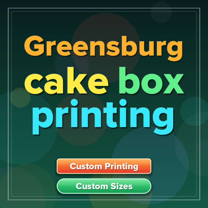 Greensburg cake box printing