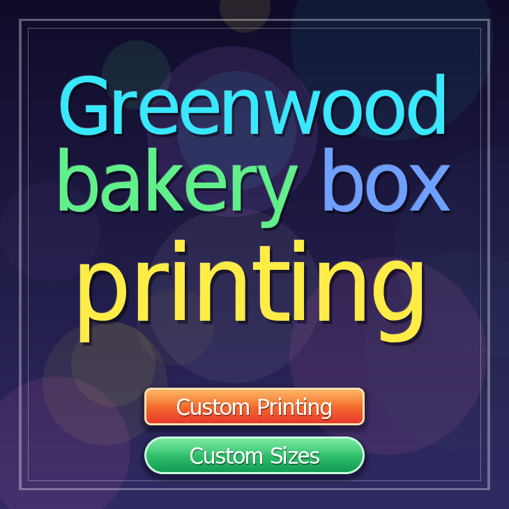 Greenwood bakery box printing