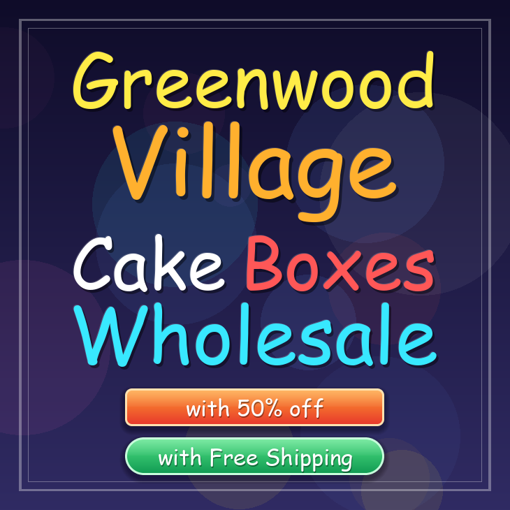Greenwood Village cake boxes