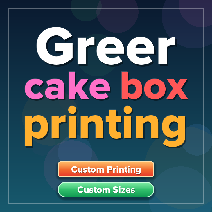 Greer cake box printing