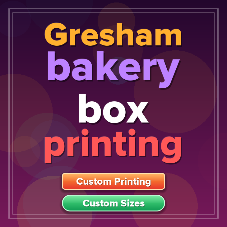 Gresham bakery box printing