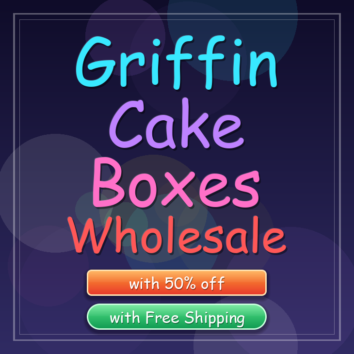 Griffin cake boxes