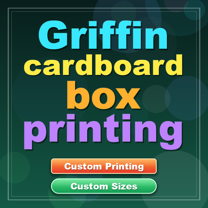 Griffin cardboard box printing