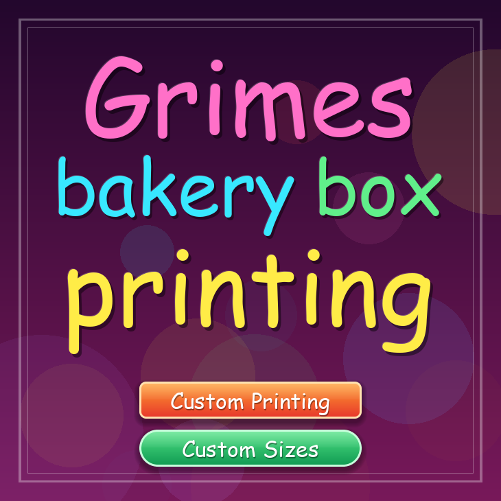 Grimes bakery box printing