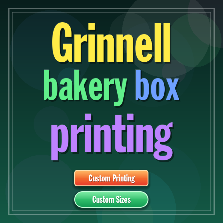 Grinnell bakery box printing