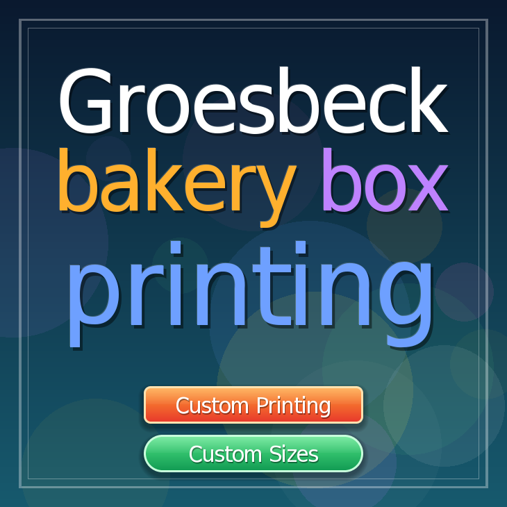 Groesbeck bakery box printing