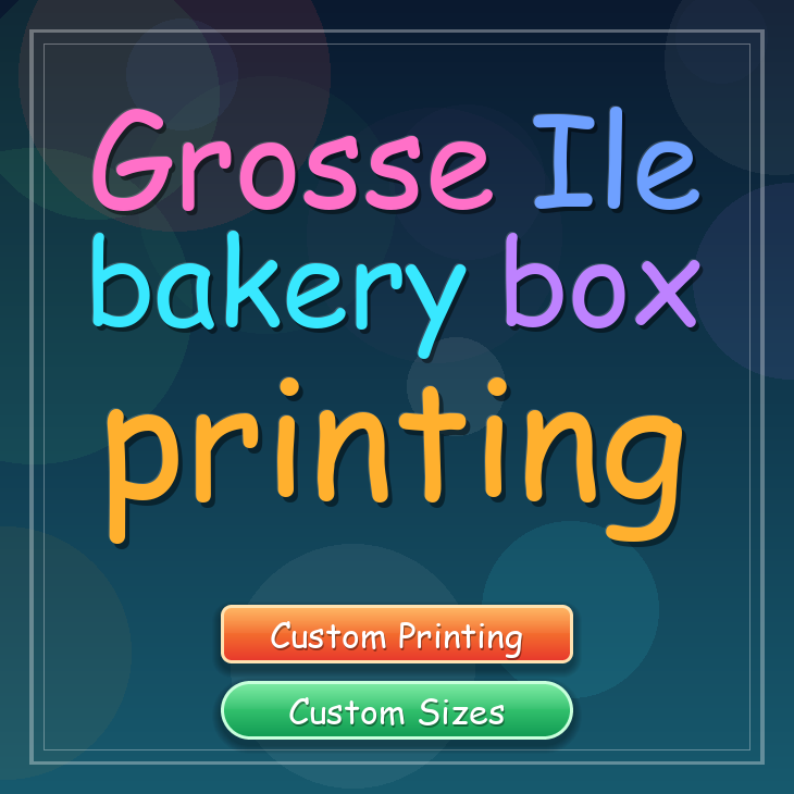 Grosse Ile bakery box printing