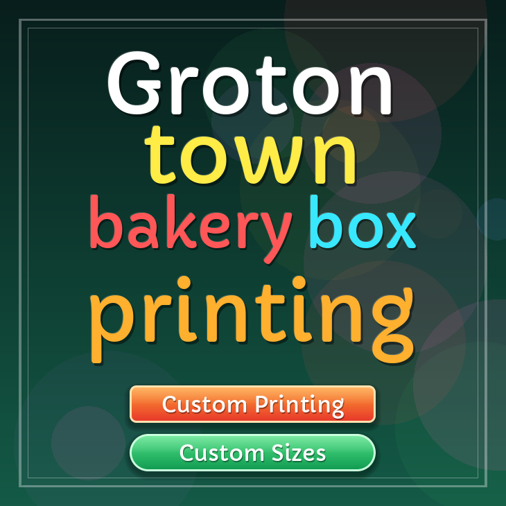 Groton Town bakery box printing