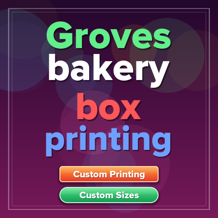 Groves bakery box printing